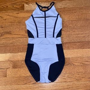 Jo+Jax Purple and Black Leotard